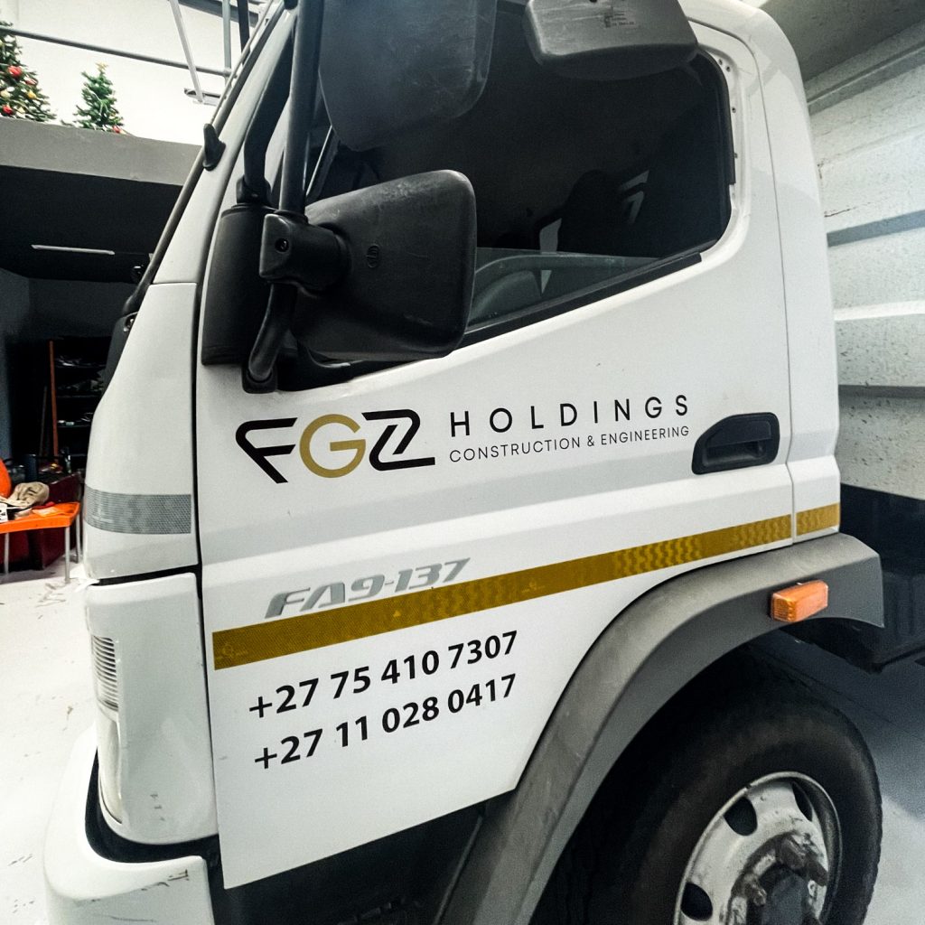 Branding of commercial vehicle