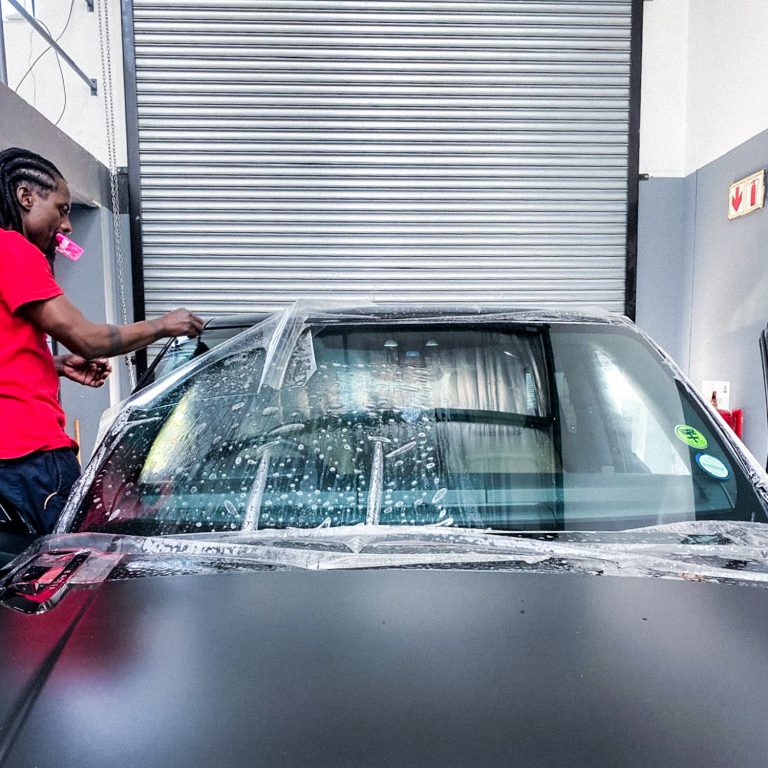 PPF Paint Protection Film applied to vehicle