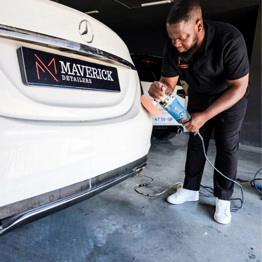 Polishing process of paint correction